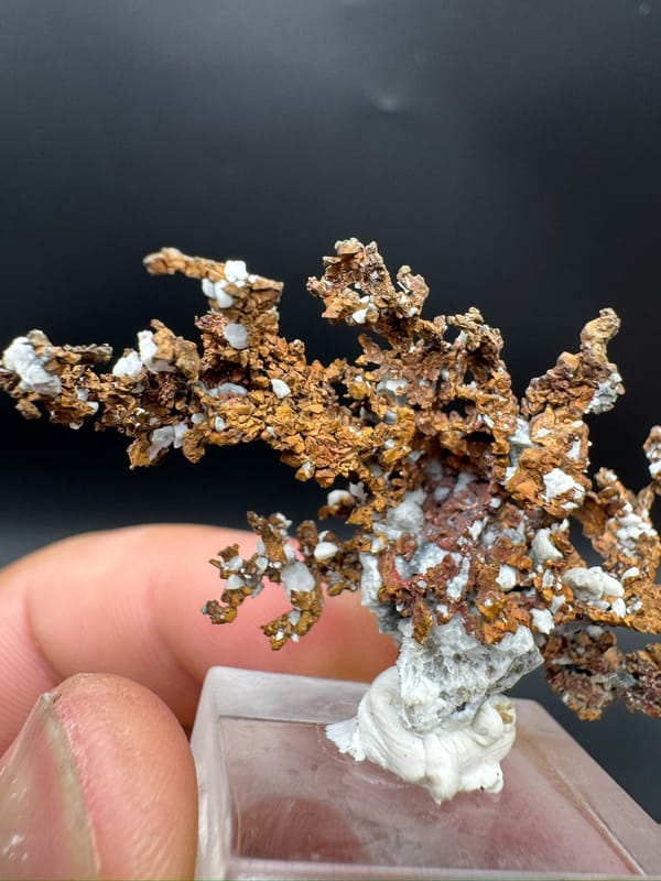 Native copper from Jiangxi, China, individual mineral specimen view 8