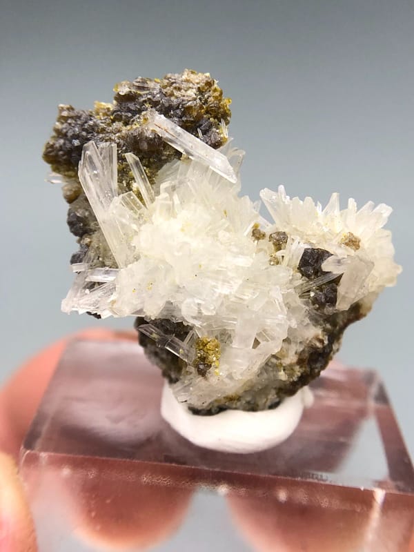 Hydroboracite from Inner Mongolia, China, individual mineral specimen view 1