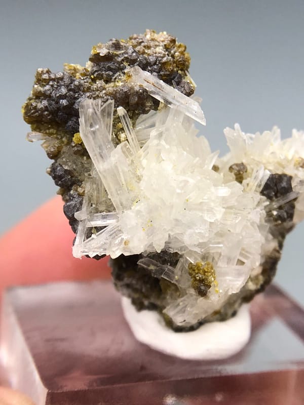 Hydroboracite from Inner Mongolia, China, individual mineral specimen view 2