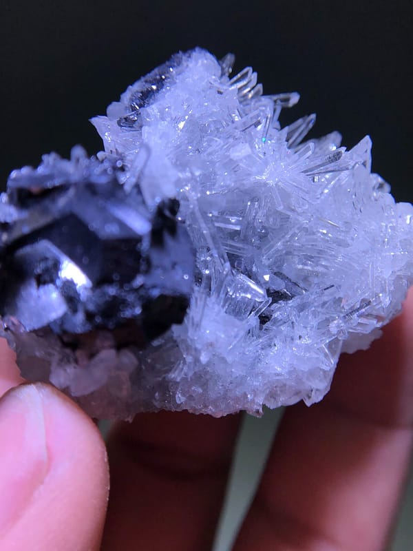 Galena from Yunnan, China, individual mineral specimen view 2