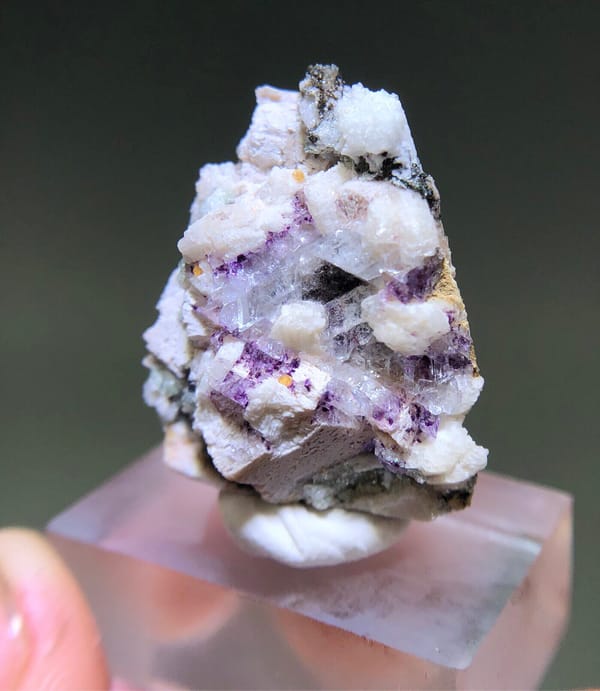 Hyalite opal from Fujian, China, individual mineral specimen view 3