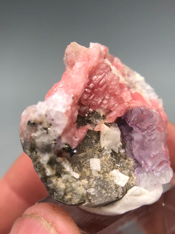 Rhodochrosite from Wuzhou, Guangxi, China, individual mineral specimen view 6
