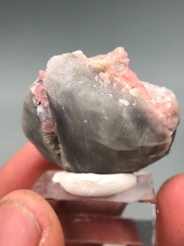 Rhodochrosite from Wuzhou, Guangxi, China, individual mineral specimen view 7
