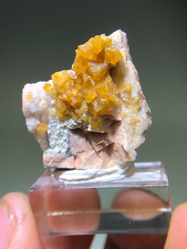 Chabazite group (species not verified) from Shandong, China, individual mineral specimen view 1