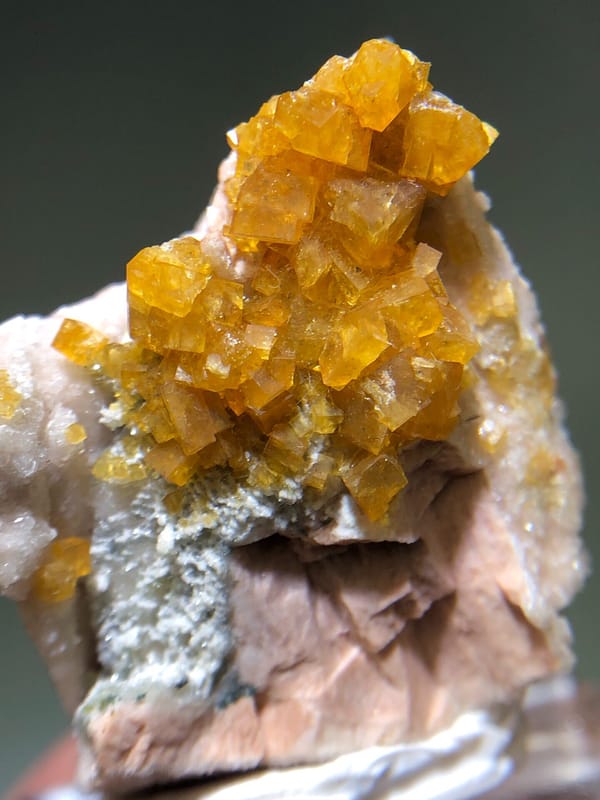 Chabazite group (species not verified) from Shandong, China, individual mineral specimen view 2