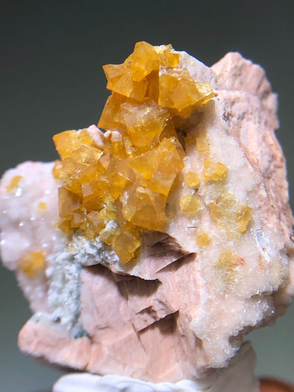 Chabazite group (species not verified) from Shandong, China, individual mineral specimen view 3