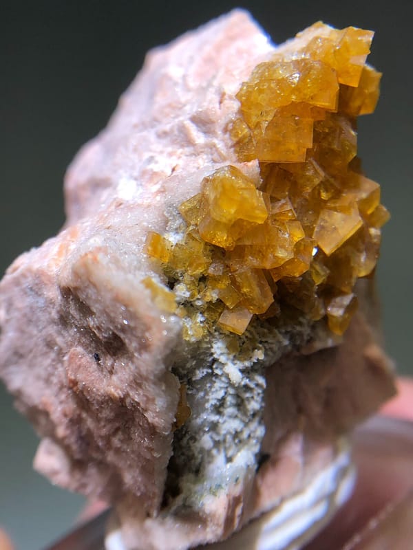 Chabazite group (species not verified) from Shandong, China, individual mineral specimen view 5