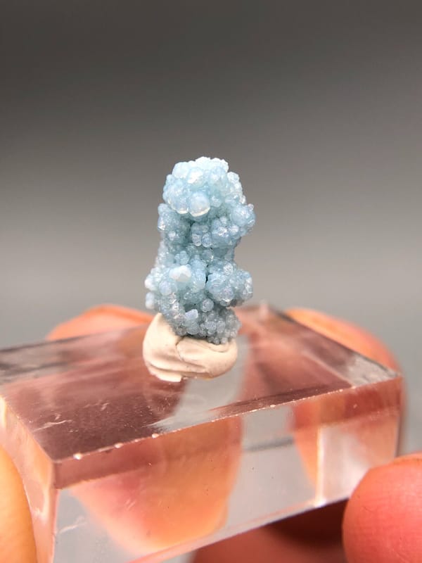 Allophane from Guizhou, China, individual mineral specimen view 2