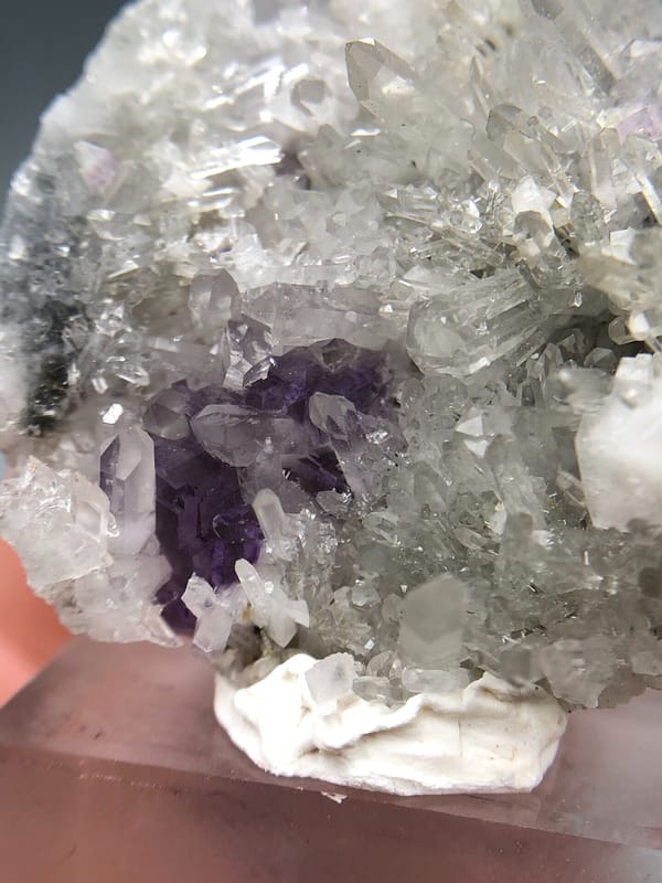Fluorite from Wuzhou, Guangxi, China, individual mineral specimen view 2