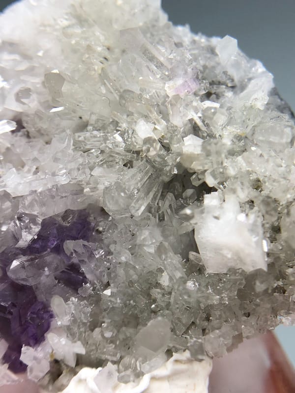 Fluorite from Wuzhou, Guangxi, China, individual mineral specimen view 4