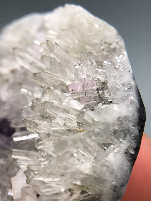 Fluorite from Wuzhou, Guangxi, China, individual mineral specimen view 6