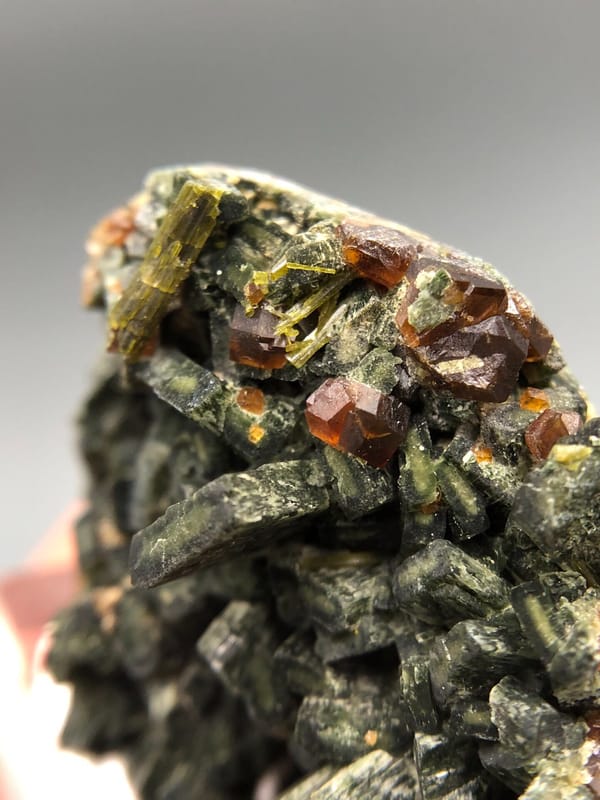Grossular from Zhaoqing, Guangdong, China, individual mineral specimen view 5