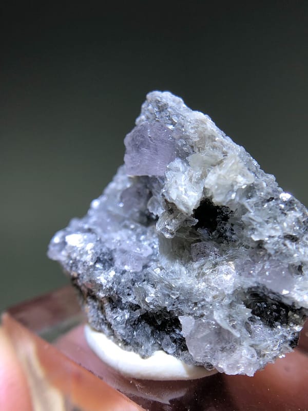 Apatite from Xuebaoding, Pingwu Co., Sichuan, China, individual mineral specimen view 3