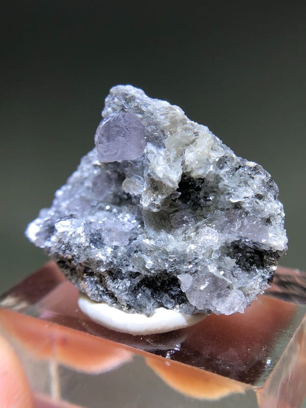 Apatite from Xuebaoding, Pingwu Co., Sichuan, China, individual mineral specimen view 5