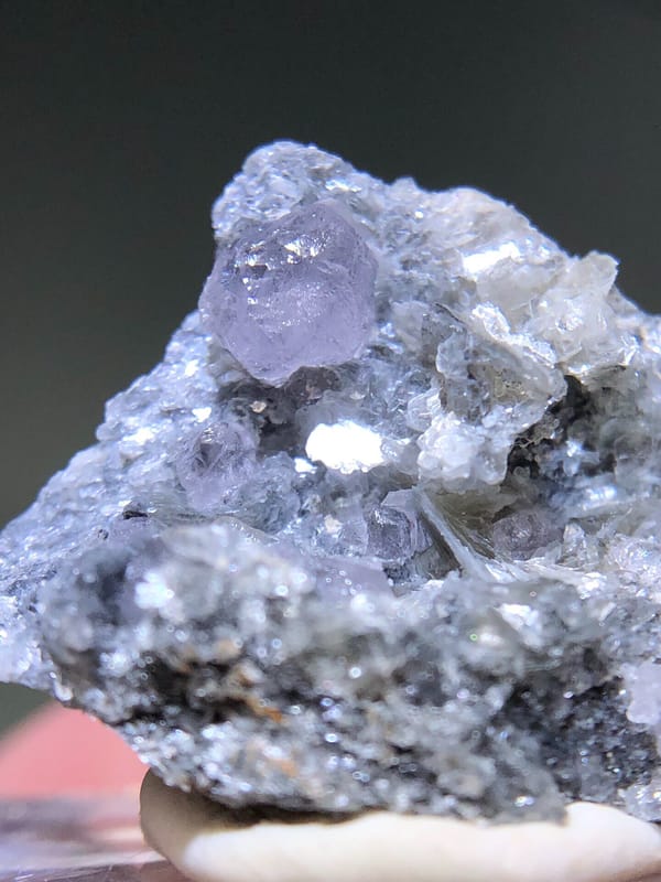 Apatite from Xuebaoding, Pingwu Co., Sichuan, China, individual mineral specimen view 6