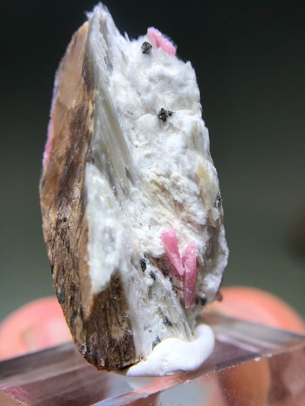 Rhodonite from Brazil, individual mineral specimen view 5