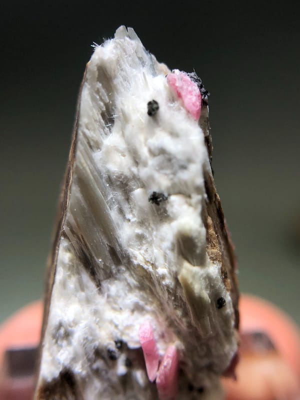 Rhodonite from Brazil, individual mineral specimen view 6
