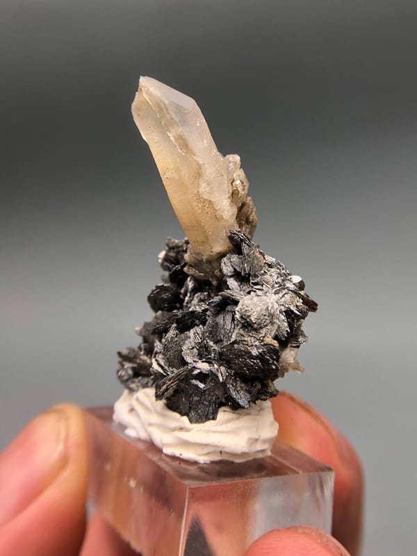 Loellingite from Inner Mongolia, China, individual mineral specimen view 2