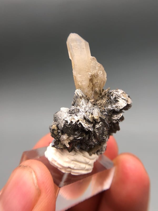 Loellingite from Inner Mongolia, China, individual mineral specimen view 4