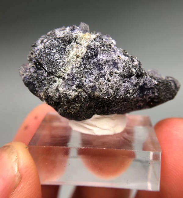 Fluorite from Fujian, China, individual mineral specimen view 9