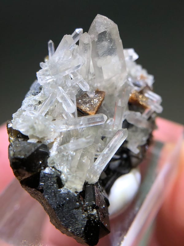 Helvine from Shijiangshan, Inner Mongolia, China, individual mineral specimen view 2
