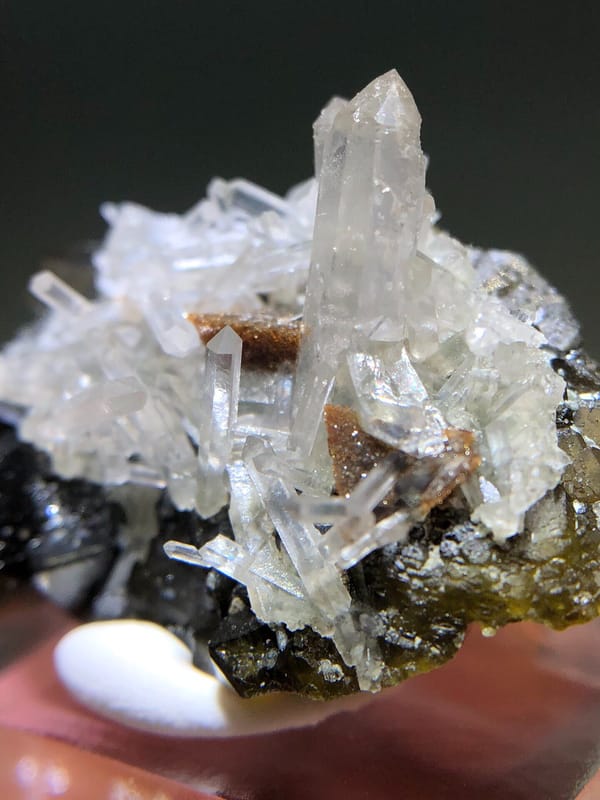 Helvine from Shijiangshan, Inner Mongolia, China, individual mineral specimen view 3