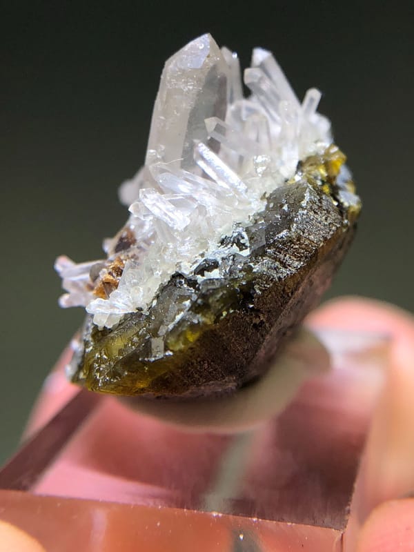 Helvine from Shijiangshan, Inner Mongolia, China, individual mineral specimen view 6