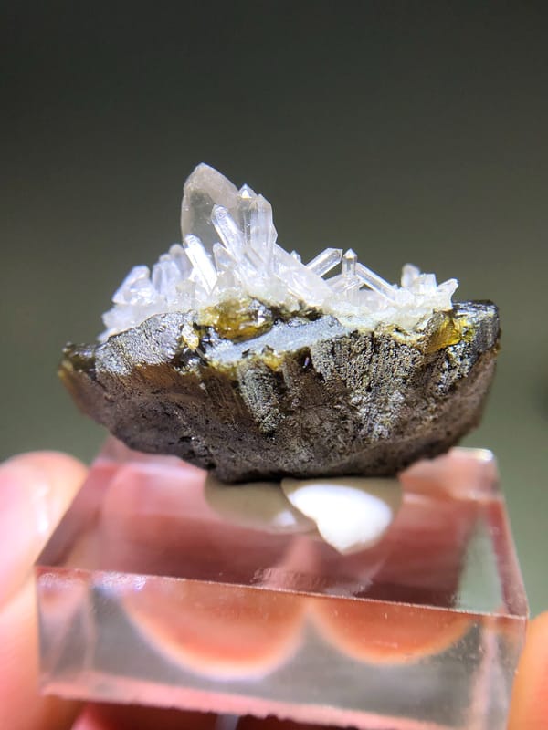 Helvine from Shijiangshan, Inner Mongolia, China, individual mineral specimen view 7