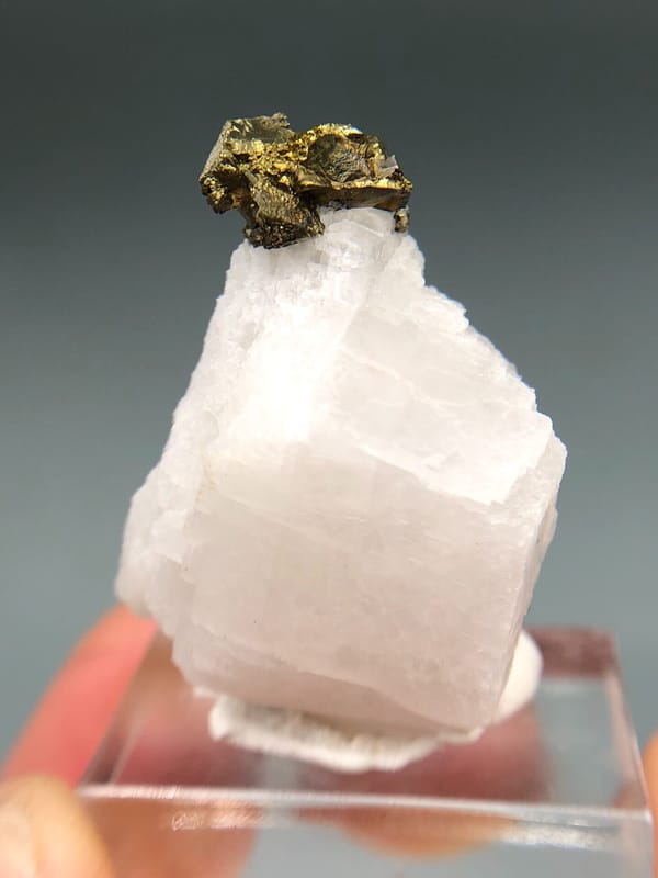 Chalcopyrite from Congo (specific country not recorded), individual mineral specimen view 1
