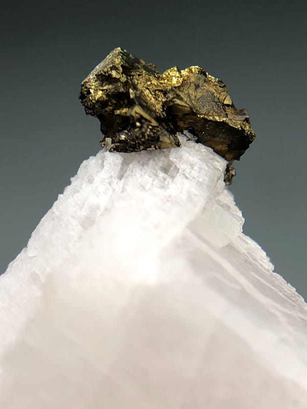 Chalcopyrite from Congo (specific country not recorded), individual mineral specimen view 4