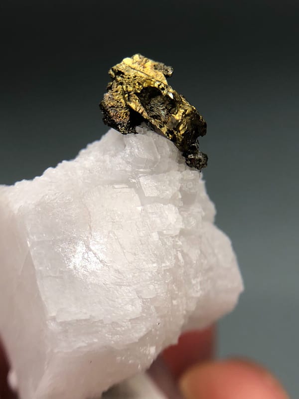 Chalcopyrite from Congo (specific country not recorded), individual mineral specimen view 5