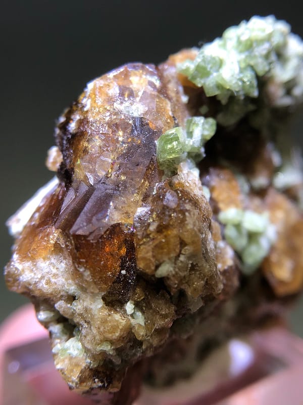 Vesuvianite from Handan, Hebei, China, individual mineral specimen view 2