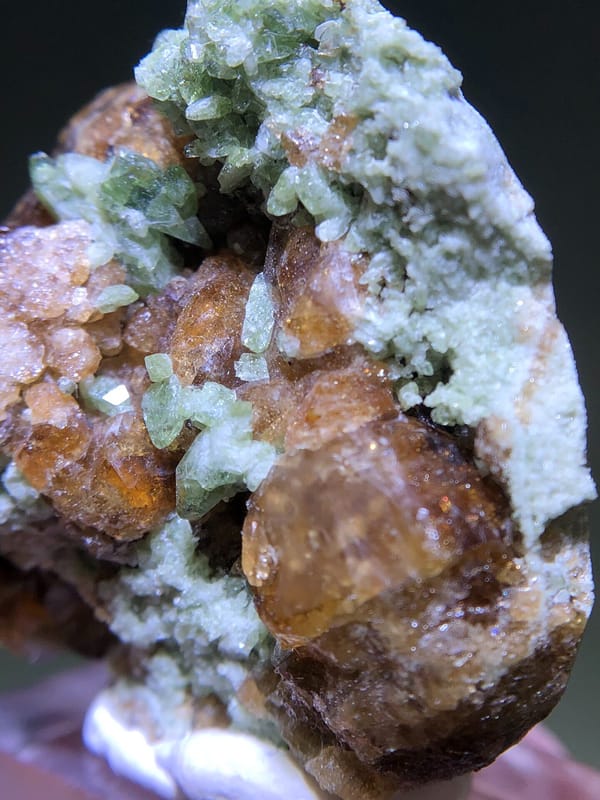 Vesuvianite from Handan, Hebei, China, individual mineral specimen view 4