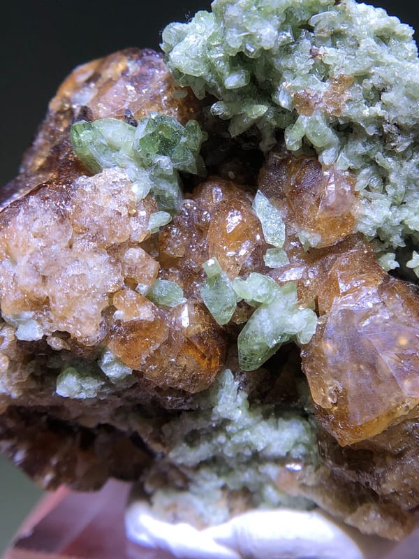 Vesuvianite from Handan, Hebei, China, individual mineral specimen view 5