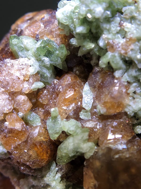 Vesuvianite from Handan, Hebei, China, individual mineral specimen view 6
