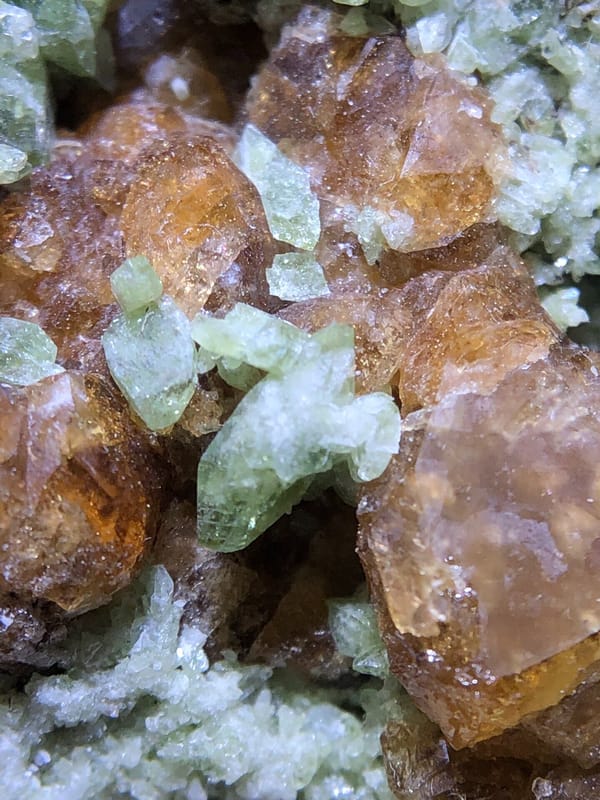 Vesuvianite from Handan, Hebei, China, individual mineral specimen view 7