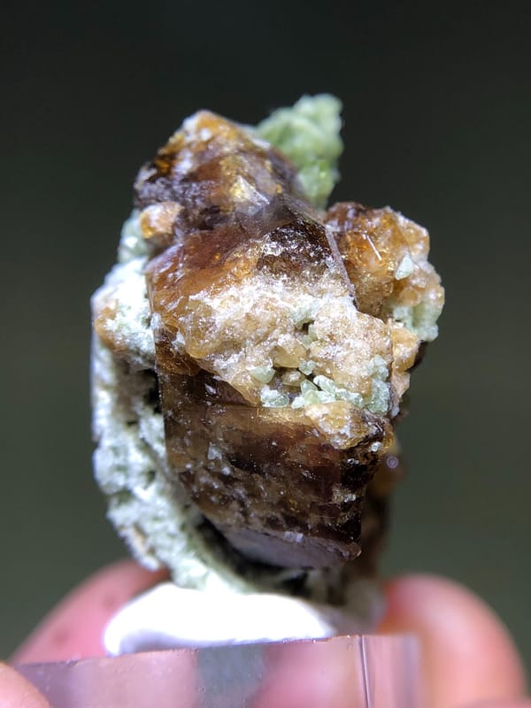 Vesuvianite from Handan, Hebei, China, individual mineral specimen view 8