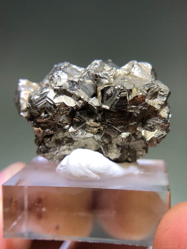 Pyrite from Peru, individual mineral specimen view 8