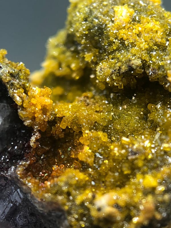Mimetite from Guangdong, China, individual mineral specimen view 3