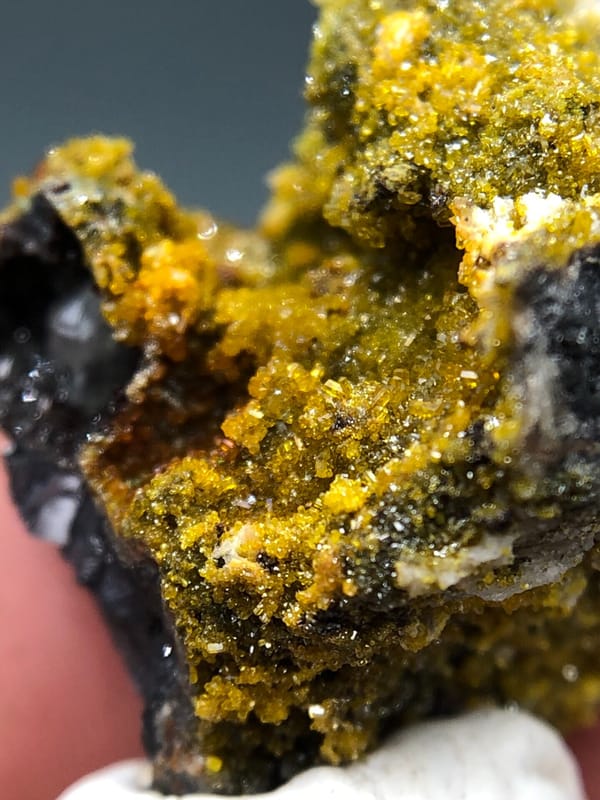 Mimetite from Guangdong, China, individual mineral specimen view 5