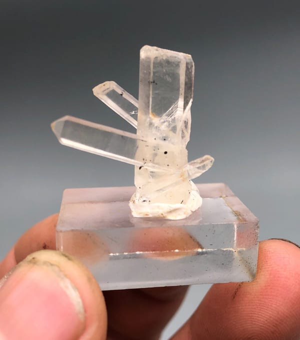 Quartz from Guangdong, China, individual mineral specimen view 1