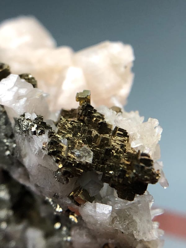 Pyrite from Shangbao Mine, Leiyang, Hunan, China, individual mineral specimen view 4