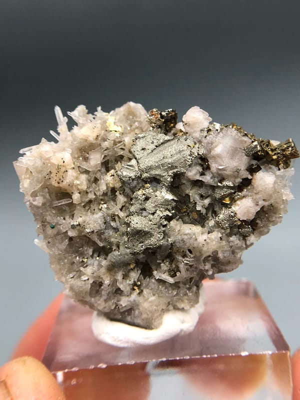 Pyrite from Shangbao Mine, Leiyang, Hunan, China, individual mineral specimen view 7