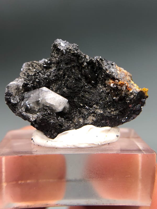 Cerussite from Lianping, Guangdong, China, individual mineral specimen view 1