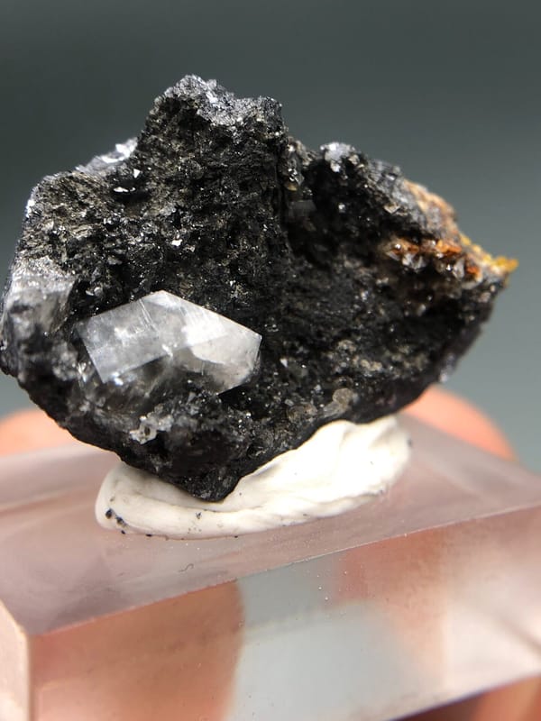 Cerussite from Lianping, Guangdong, China, individual mineral specimen view 2