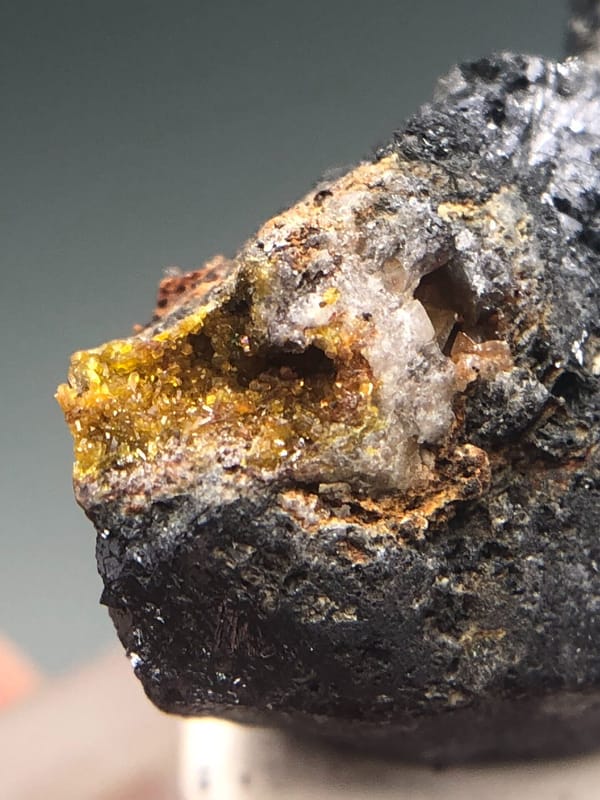Cerussite from Lianping, Guangdong, China, individual mineral specimen view 6