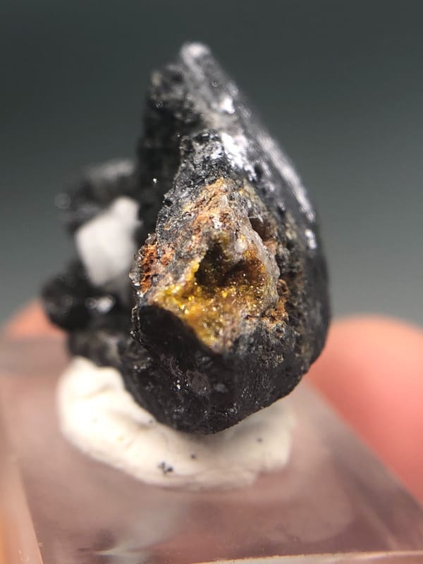 Cerussite from Lianping, Guangdong, China, individual mineral specimen view 7