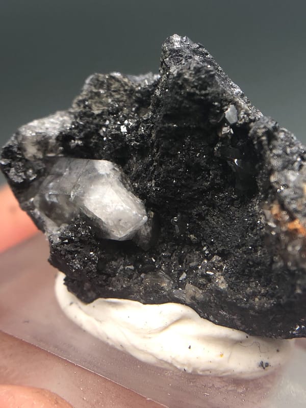 Cerussite from Lianping, Guangdong, China, individual mineral specimen view 8