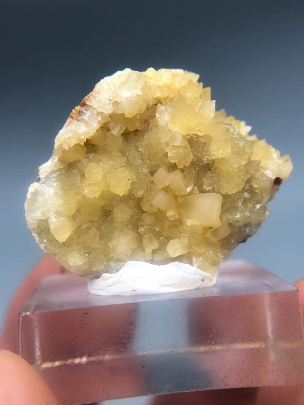 Calcite from Anhui, China, individual mineral specimen view 1