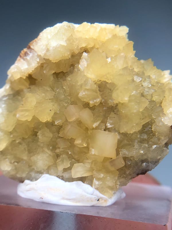 Calcite from Anhui, China, individual mineral specimen view 2